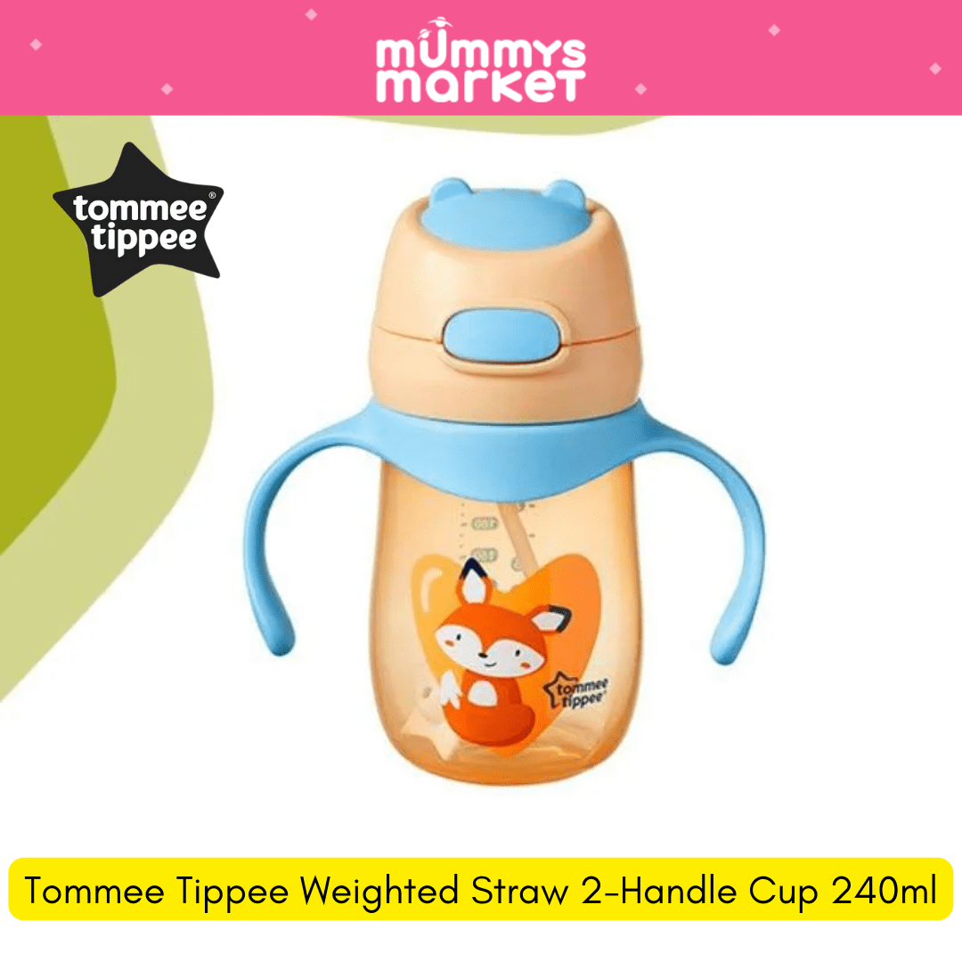 Tommee Tippee Weighted Straw 2-Handle Cup 240ml